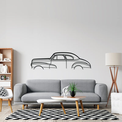 Stylemaster Coupe 1948 Classic Silhouette Metal Wall Art