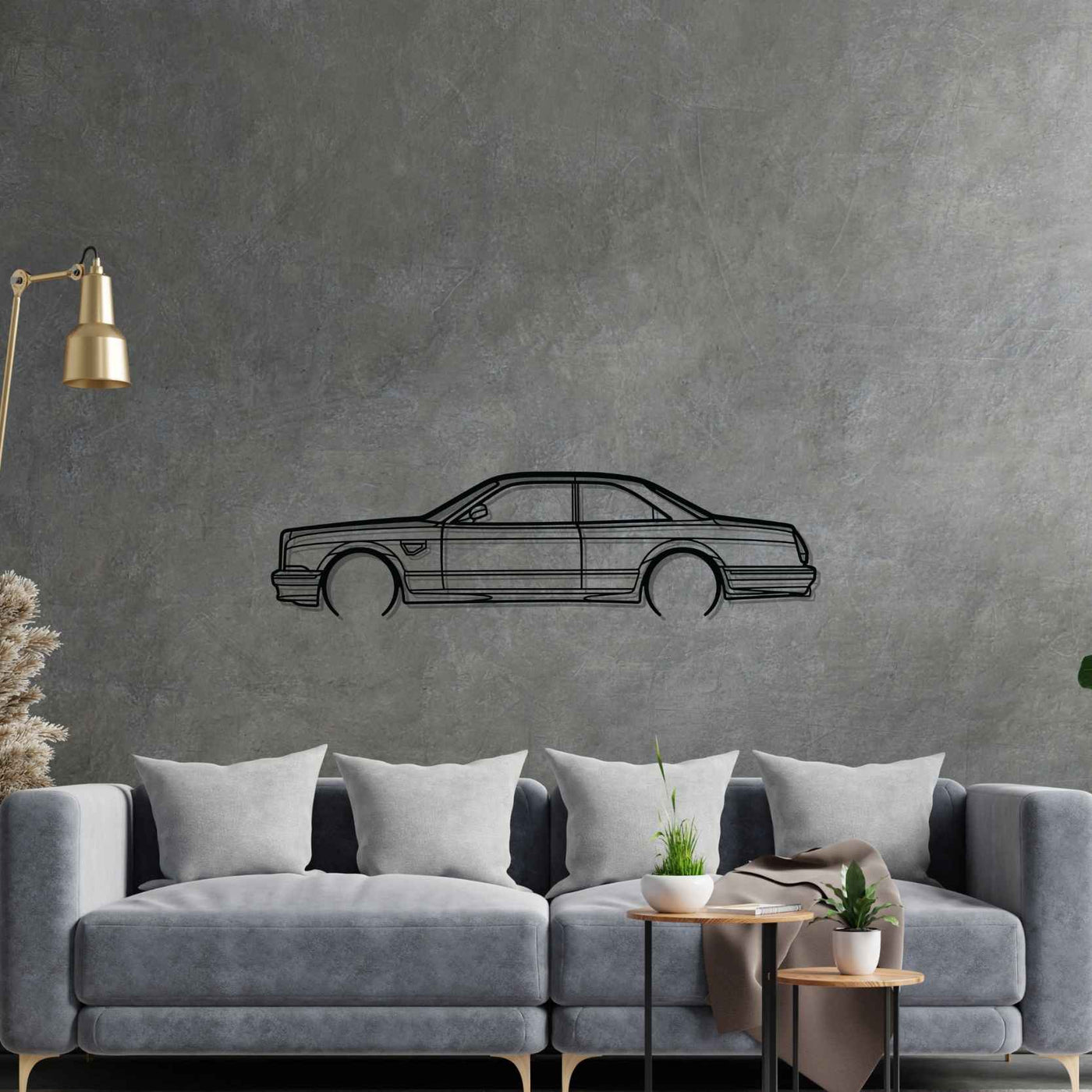 Continental T 1997 Detailed Silhouette Metal Wall Art