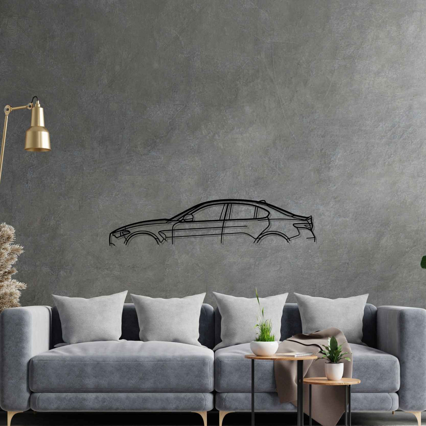 Giulia 2019 Classic Silhouette Metal Wall Art