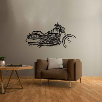 Dyna Low Rider 2008 Silhouette Metal Wall Art