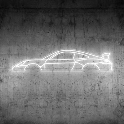 911 991 GT3 Neon Silhouette