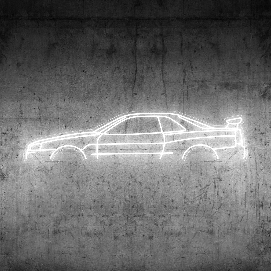 R34 GTR Neon Silhouette