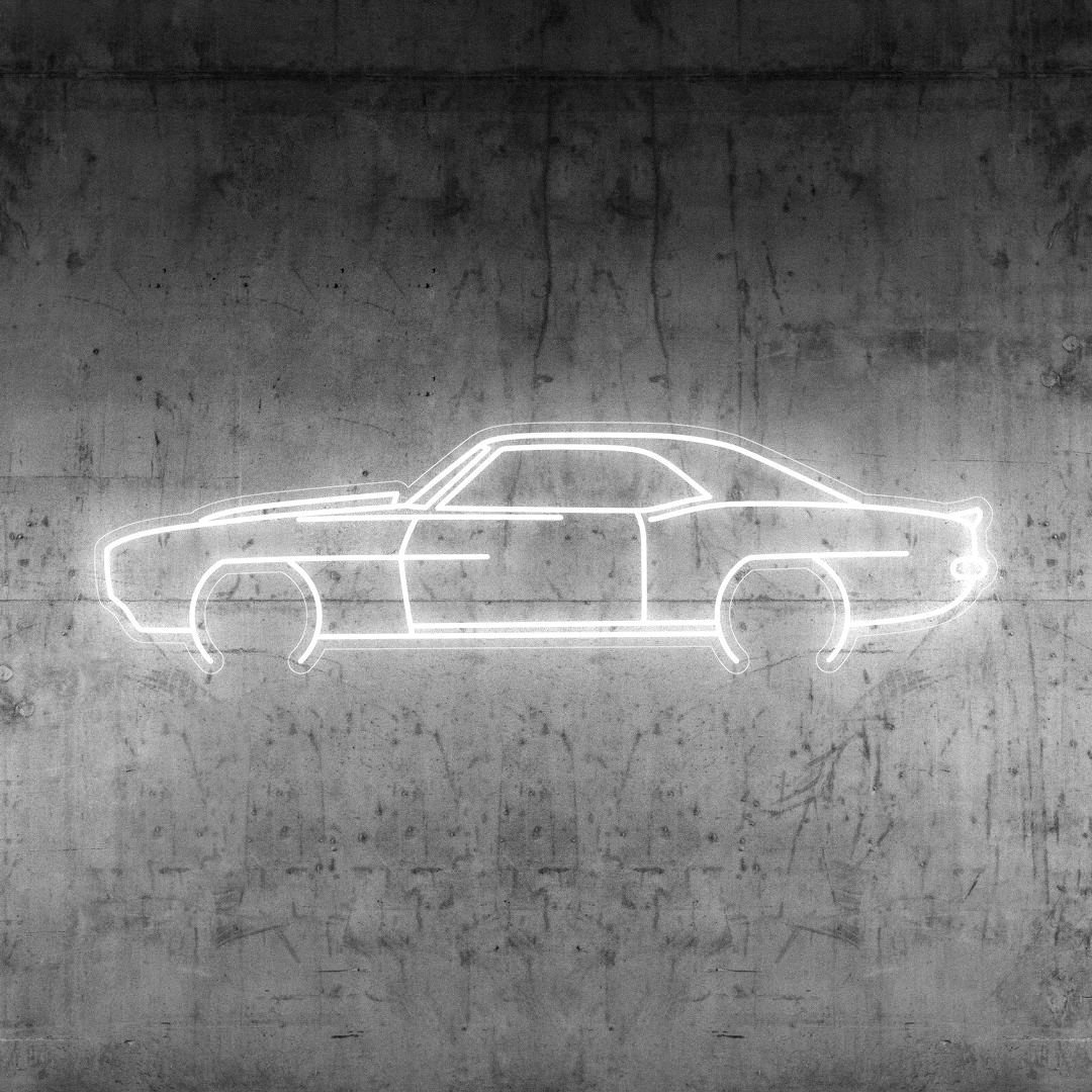 Camaro 1969 Neon Silhouette