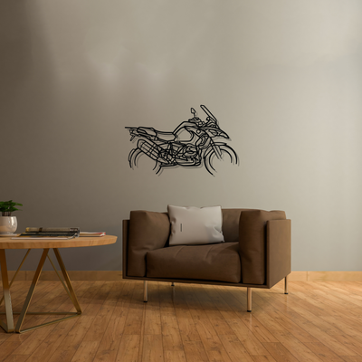 GS Enduro Silhouette Metal Wall Art