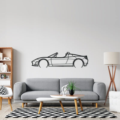 Roadster 2.5 Detailed Silhouette Metal Wall Art