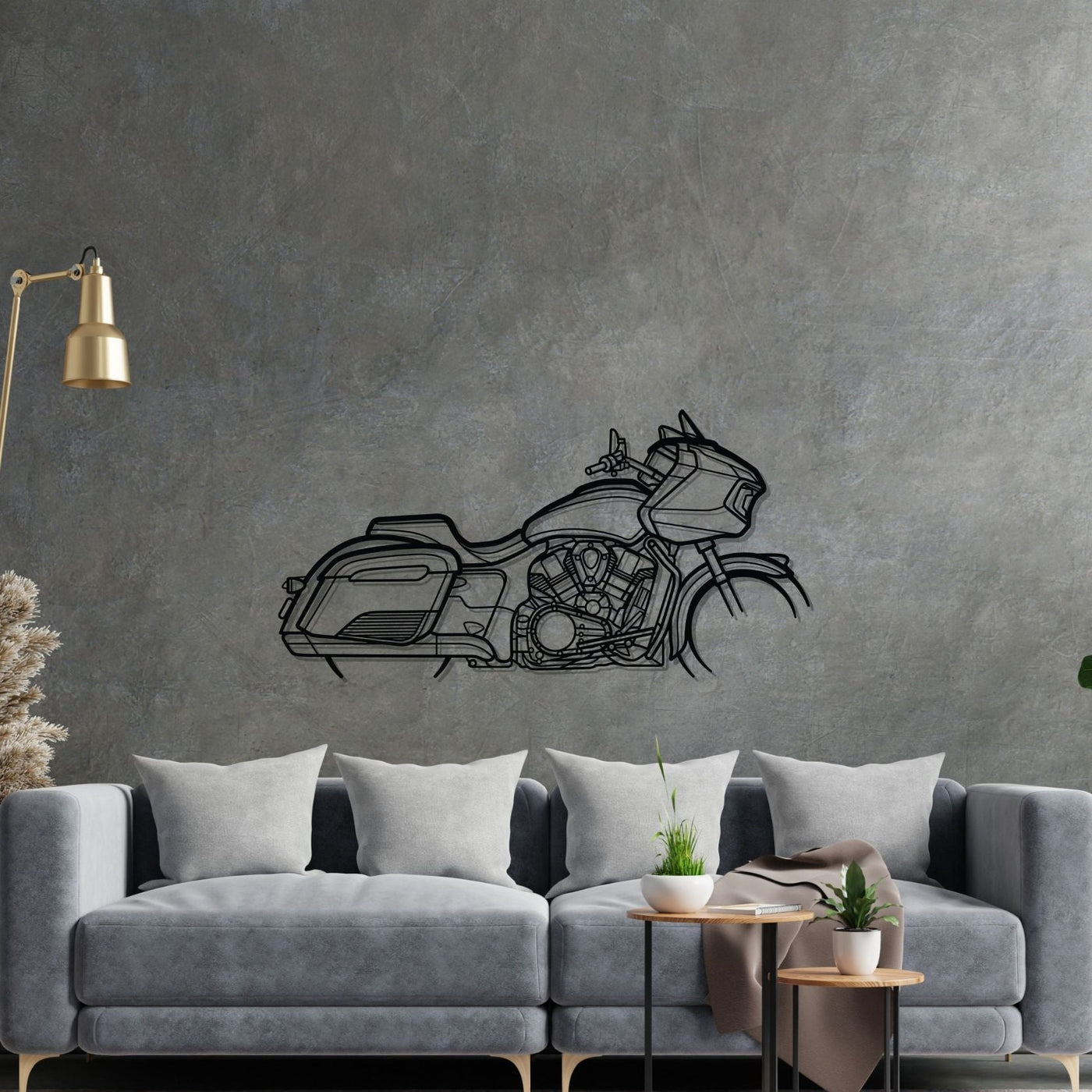 Dark Horse Silhouette Metal Wall Art