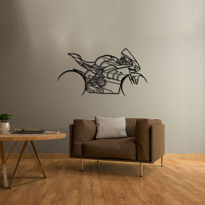 Panigale v4sp Silhouette Metal Wall Art