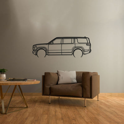 R1S Detailed Silhouette Metal Wall Art