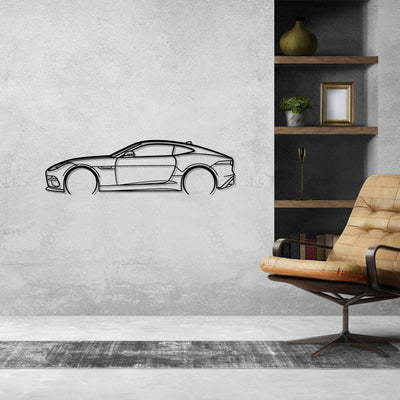 F-Type R Detailed Silhouette Metal Wall Art