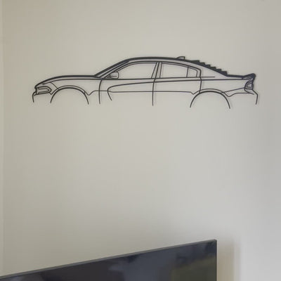 Charger LD Classic Silhouette Metal Wall Art