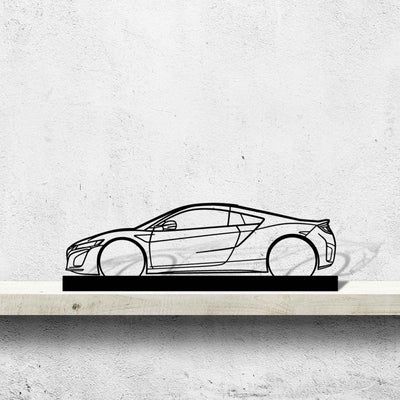 NSX Silhouette Metal Art Stand