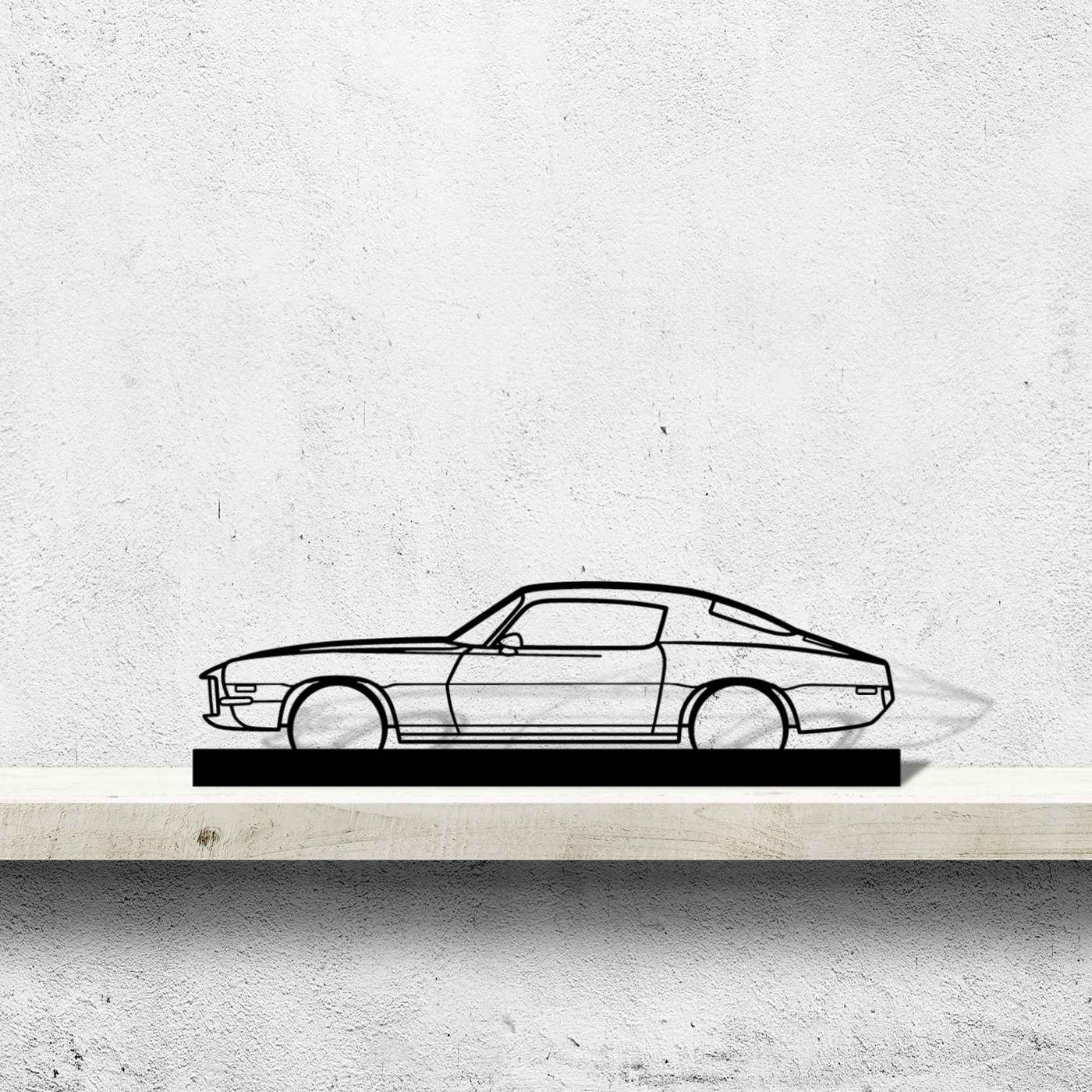 Camaro 1972 Silhouette Metal Art Stand