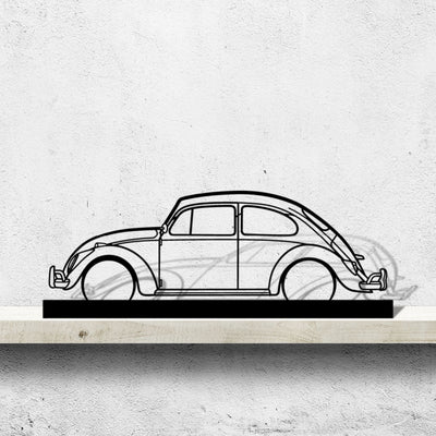 Beetle 1965 Silhouette Metal Art Stand