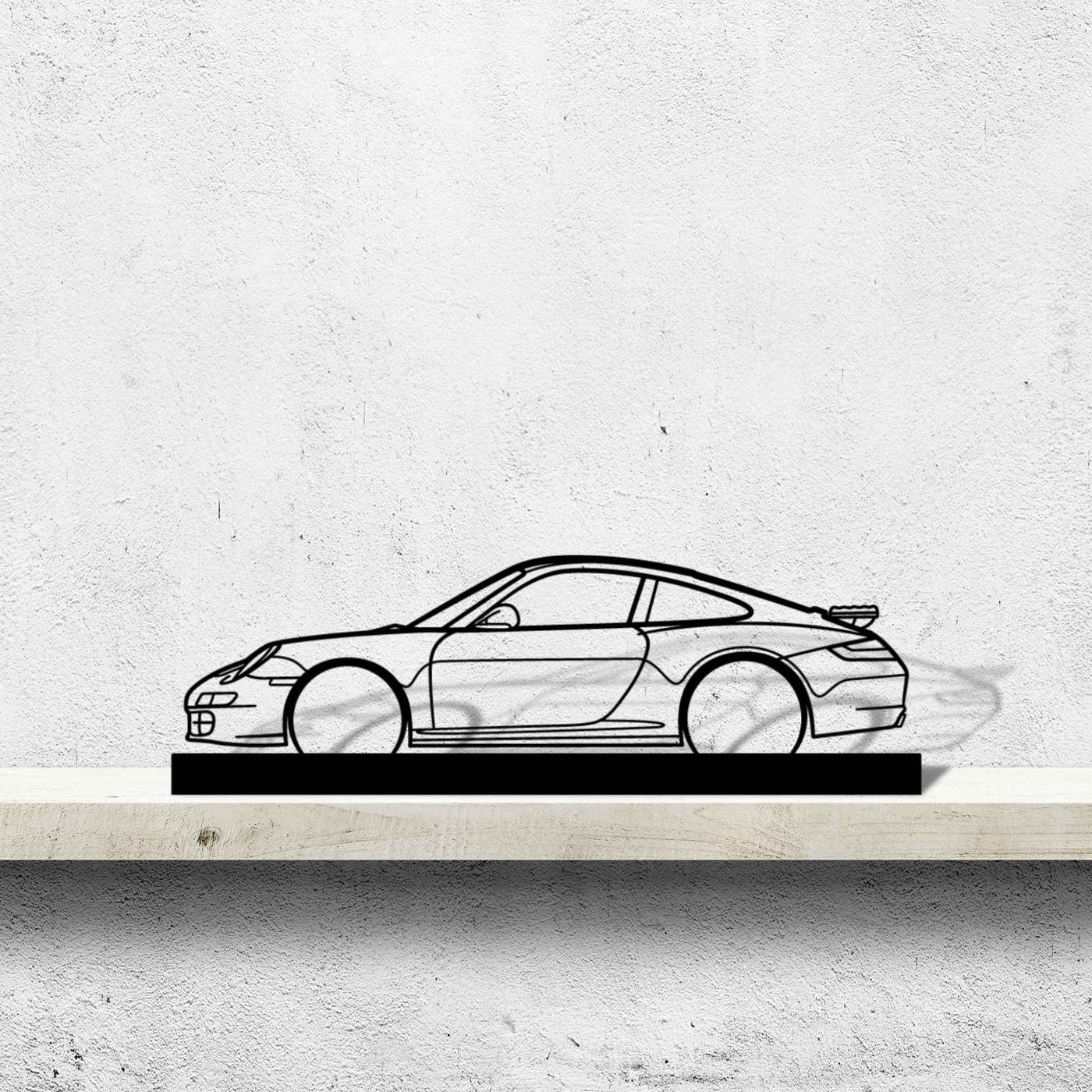 911 997 4S 2007 Silhouette Metal Art Stand