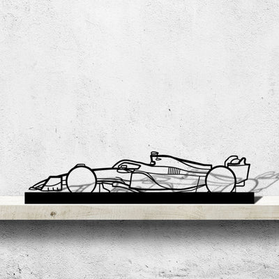F1 2022 Mercedes Silhouette Metal Art Stand