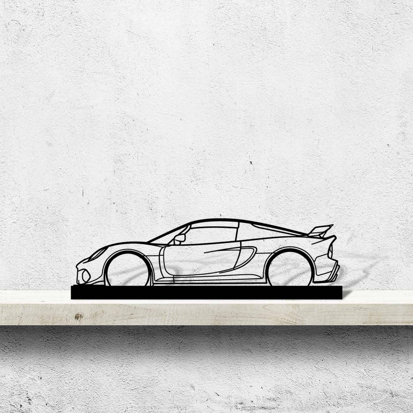 Exige 390 Silhouette Metal Art Stand