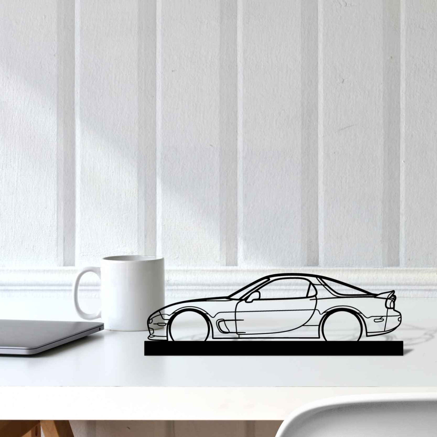 RX7 R1 Silhouette Metal Art Stand