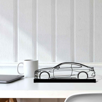 Mercedes c300 Coupe Silhouette Metal Art Stand